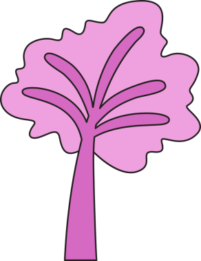 Tropikal Yaprak İllüstrasyonu Clipart