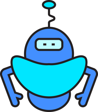 Robot Karakter Simgesi Clipart