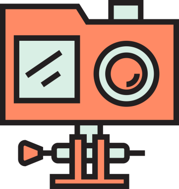 Eylem Kamerası Simgesi Clipart