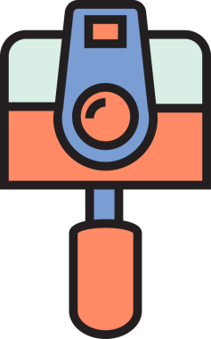 Selfie Çubuğu Simgesinde Kamera