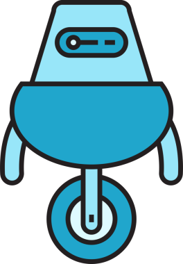 Robot Simgesi İllüstrasyonu Clipart