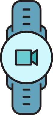 Smartwatch ve Video Kamera Simgesi