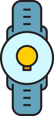 Smartwatch ve Ampul Simgesi