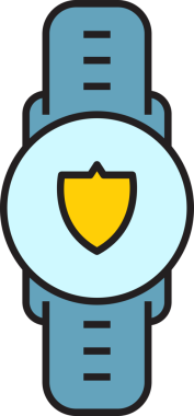 Smartwatch ve Shield Simgesi