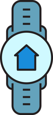 Smartwatch ve Ev Simgesi