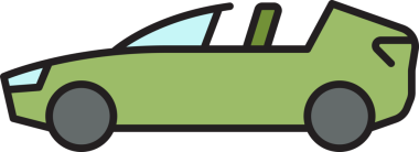 Cabriolet Araç Simgesi Clipart