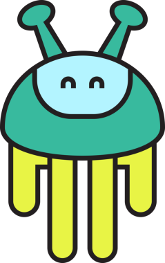 Robot Karakter Simgesi Clipart