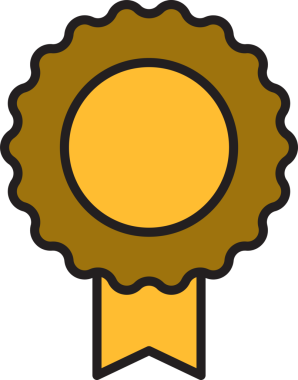 Sertifika Kurdele Pankartı Clipart