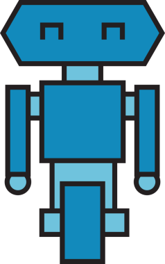 Robot Karakter Simgesi Clipart
