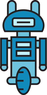 Robot Karakter Simgesi Clipart