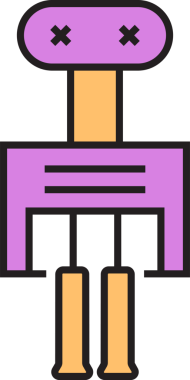 Robot Karakter Simgesi Clipart