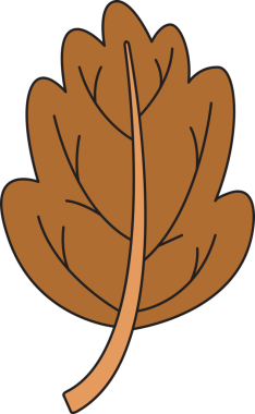 Tropikal Yaprak İllüstrasyonu Clipart