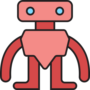 Robot Karakter Simgesi Clipart