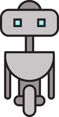 Çizgi Robot Avatar Çizimi