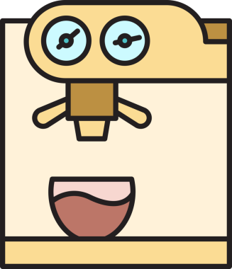 kahve makinesi resimleme