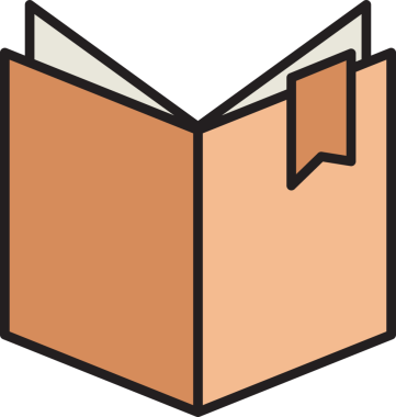 Kitap Simgesi İllüstrasyonu Clipart