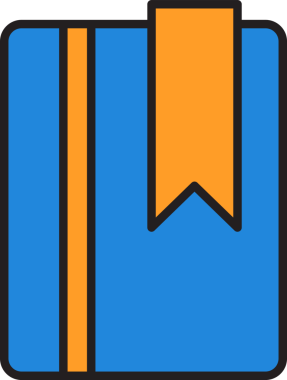 Kitap Simgesi İllüstrasyonu Clipart