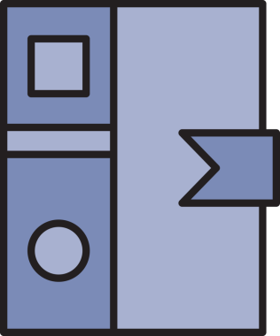 Kitap Simgesi İllüstrasyonu Clipart