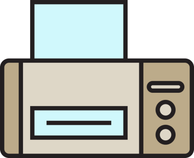 Yazıcı Simgesi İllüstrasyon Klibi