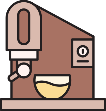 Kahve Makinesi Simgesi Clipart