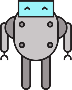 Çizgi film Robotu Avatar Clipart