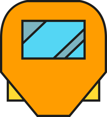 Kaynak Maskesi Simgesi Clipart