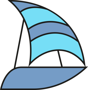 Küçük Yat Simgesi Clipart