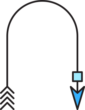 Dekoratif Ok Çizim Sembolü