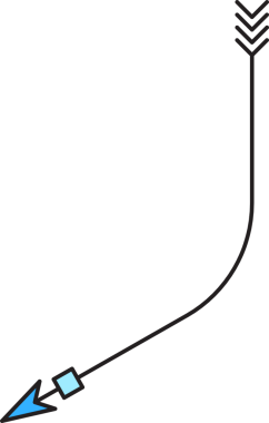 Dekoratif Ok Çizim Sembolü