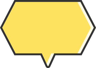 Sarı Konuşma Baloncuğu Clipart