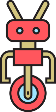 Robot Çizgi Filmi Avatar İllüstrasyonu