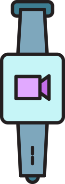 Smartwatch ve Video Kamera Simgesi