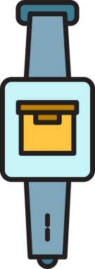 Smartwatch ve Kutu Simgesi