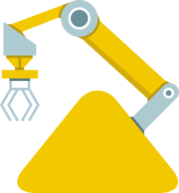 Uzay Keşfi Robot Simgesi