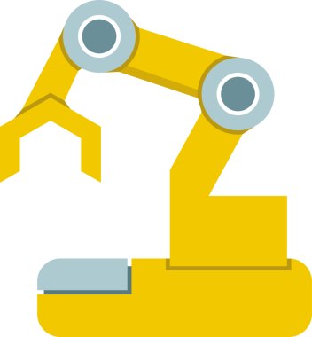 Endüstriyel Robot Kol Simgesi