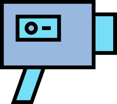 CCTV Kamera Simgesi Clipart