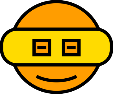 Robot Baş Simgesi İllüstrasyonu