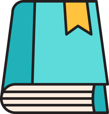 Kitap Simgesi İllüstrasyonu Clipart