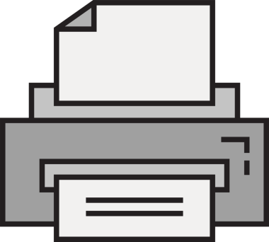 Yazıcı Simgesi İllüstrasyon Klibi