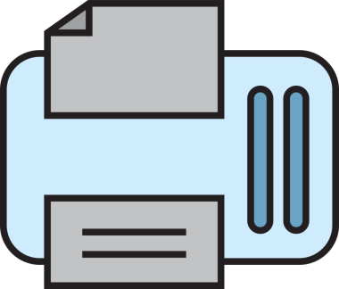 Yazıcı Simgesi İllüstrasyon Klibi