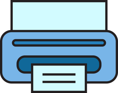 Yazıcı Simgesi İllüstrasyon Klibi