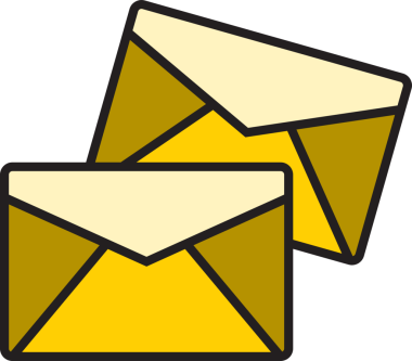 E- posta ve Haber Simgesi İllüstrasyonu