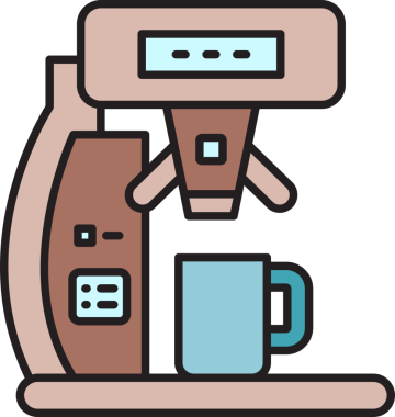 kahve makinesi simge tasarlamak