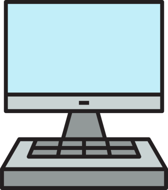 Masaüstü Bilgisayar Simgesi Clipart