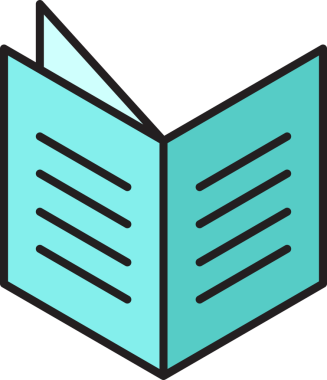 Kitap Simgesi İllüstrasyonu Clipart