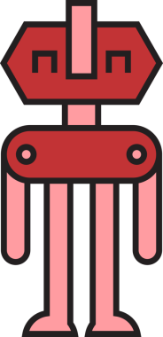 Robot Karakter Simgesi Clipart