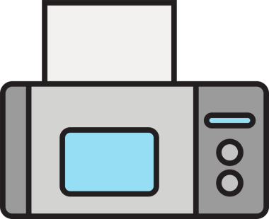 Yazıcı Simgesi İllüstrasyon Klibi