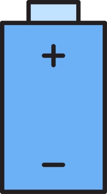 Batarya Simgesi İllüstrasyon Clipart