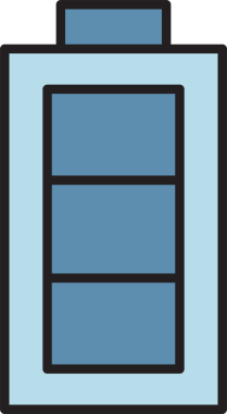 Batarya Simgesi İllüstrasyon Clipart