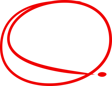 Kırmızı El Çember İşaretleyici